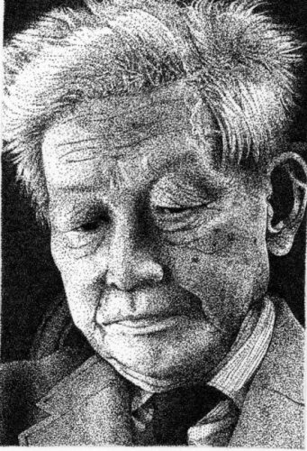 小林秀雄の点描画
