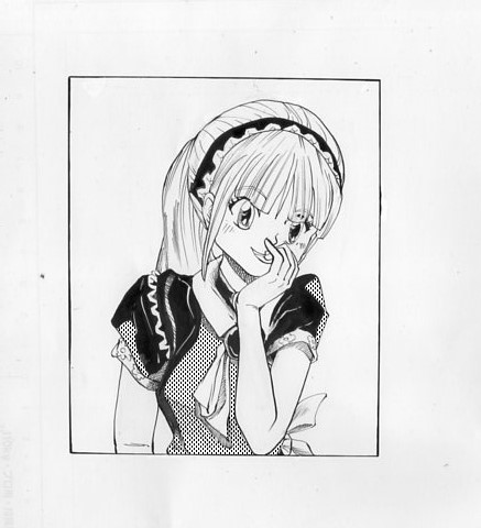 スクールペン 少女