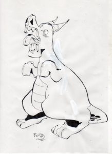 怪獣のイラスト画像