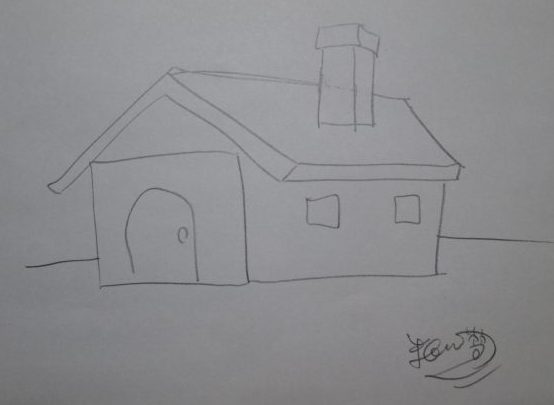 家を描いたイラスト