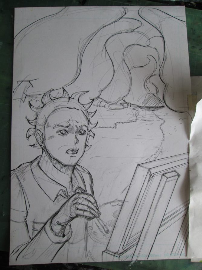 漫画 扉絵 幻想の森