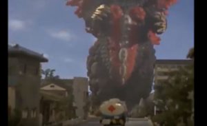 ベロクロンに向かうタンクローリーの画像