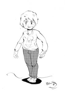 粕川 イラスト