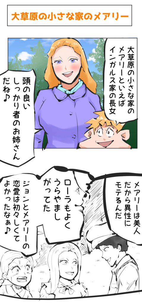 大草原の小さな家,メアリー,漫画