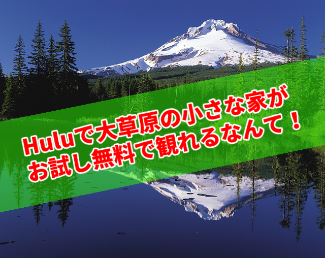 大草原の小さな家 hulu