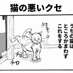 猫の悪いクセ 四コマ漫画