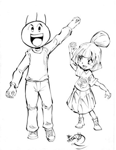 バカオと少女
