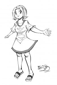 愛野すず 全身 イラスト