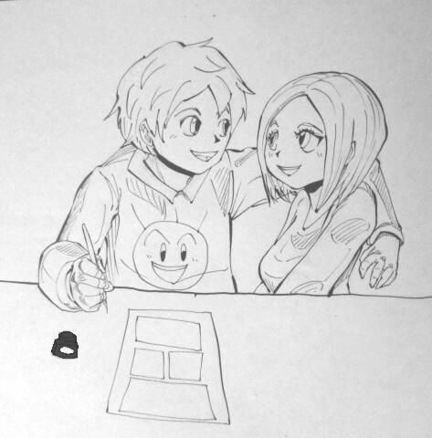 潜在意識 絵 仲良しな男女