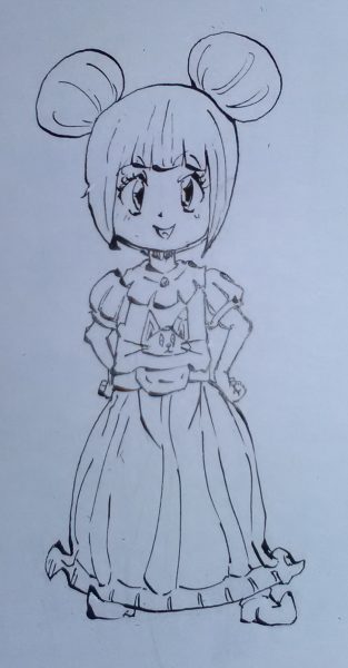 漫画,キャラクター,少女