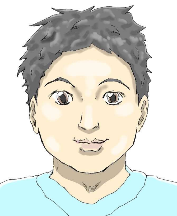 成人男性のイラスト