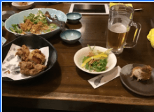 居酒屋食事
