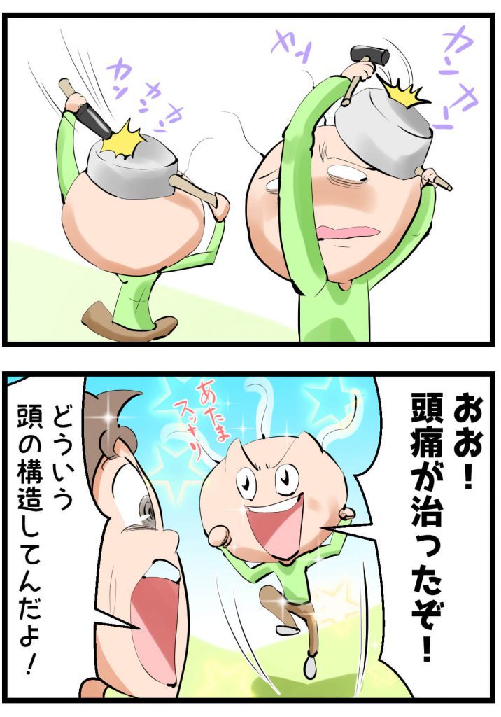 頭痛,漫画