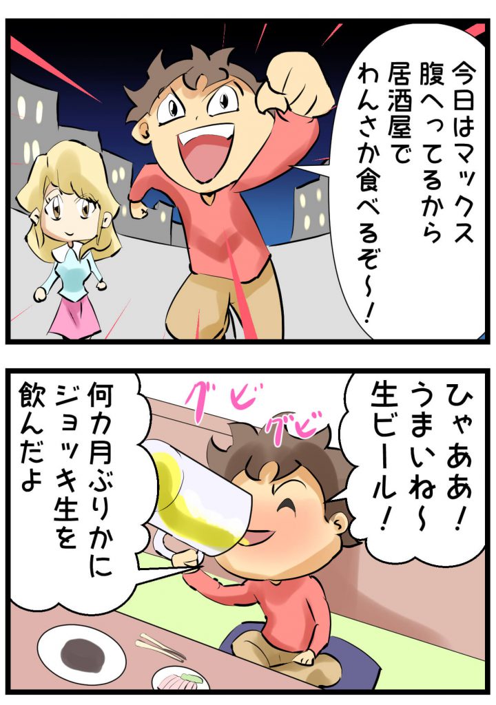 居酒屋,4コマ漫画