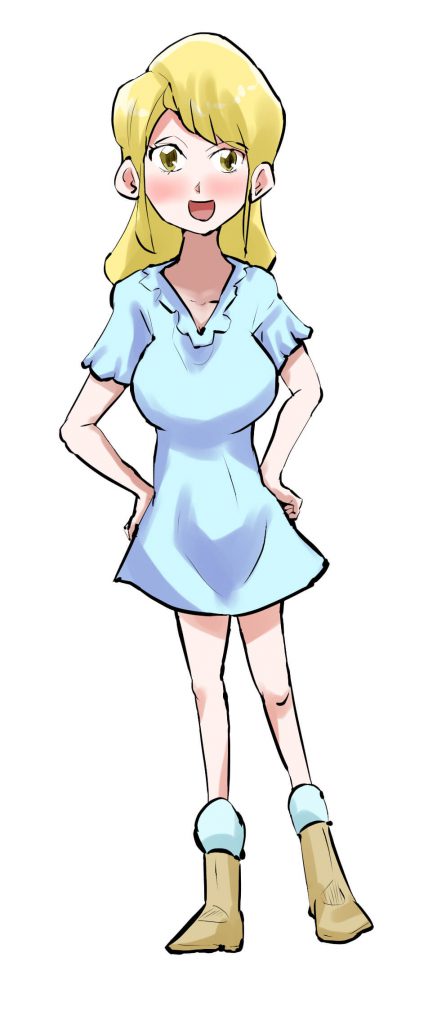 名前不明女性イラスト