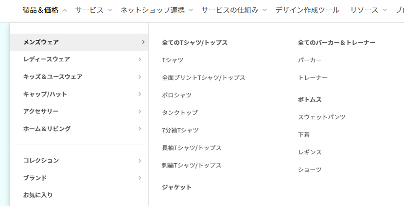 プリントフル,商品