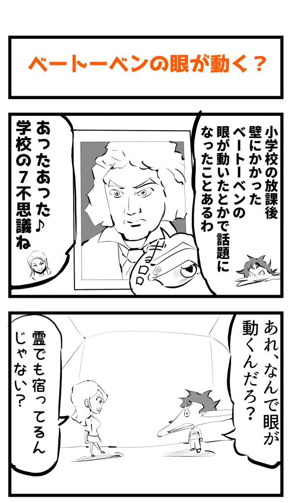 ベートーベン,目,漫画