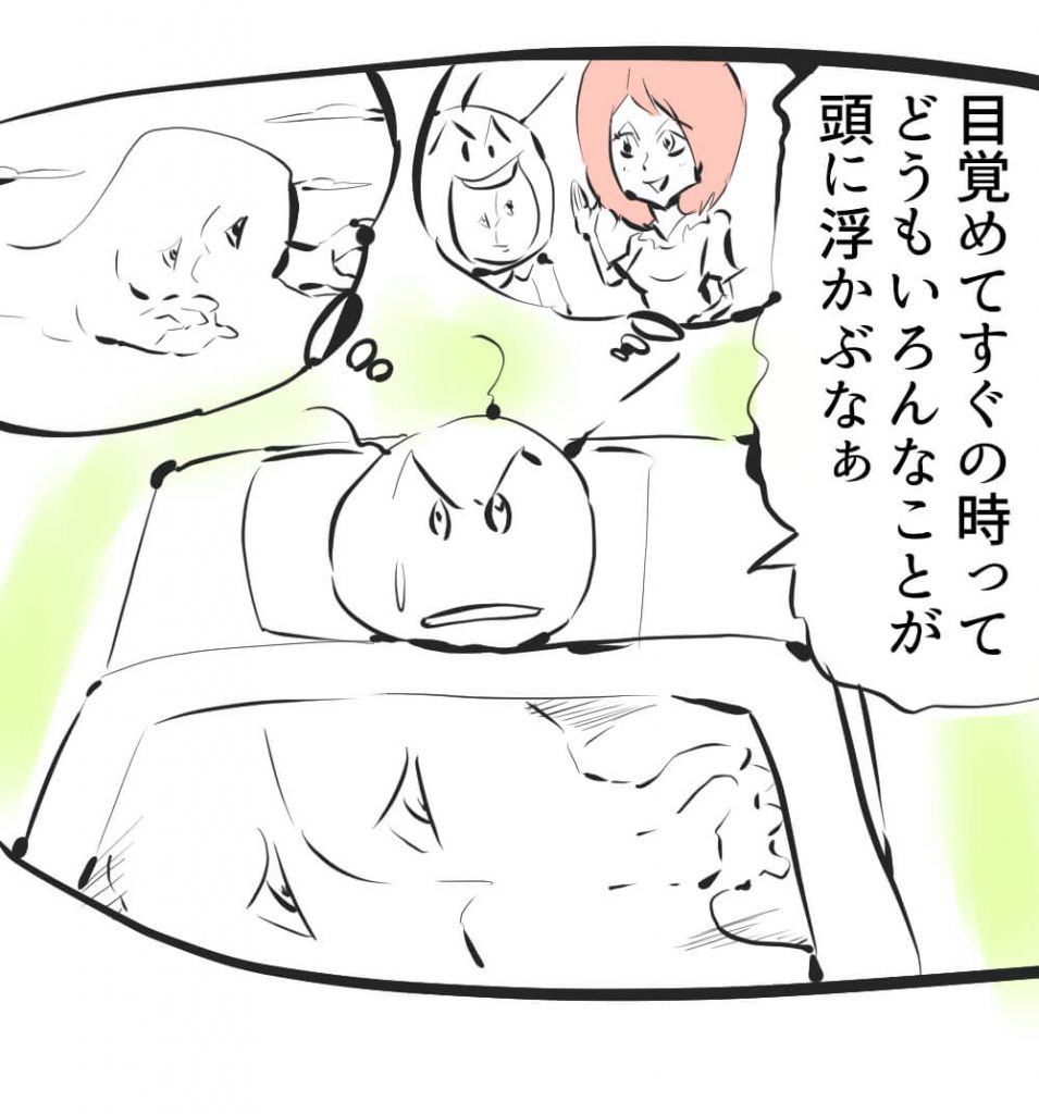 寝起き,漫画