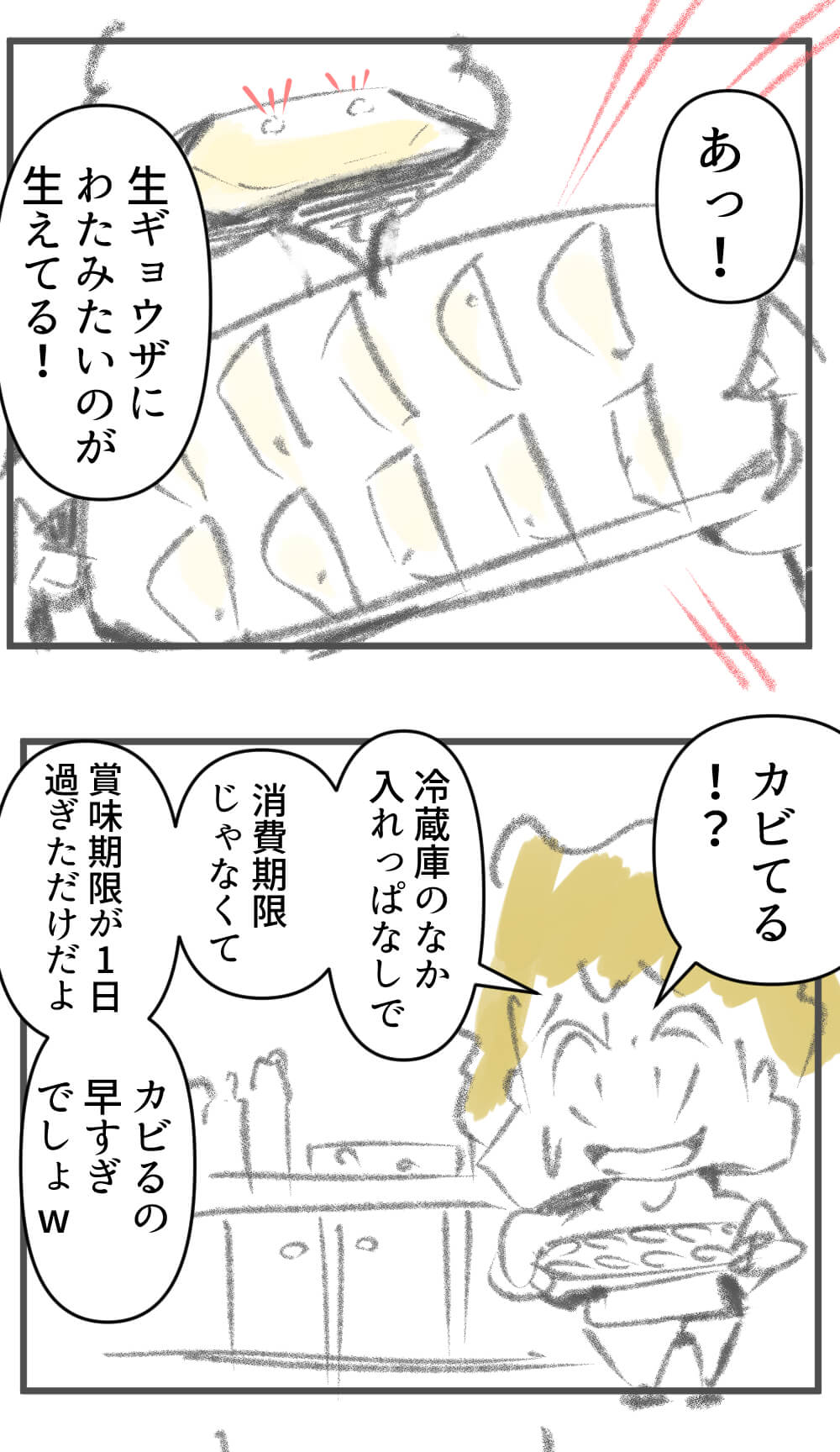 生ギョウザ,絵日記