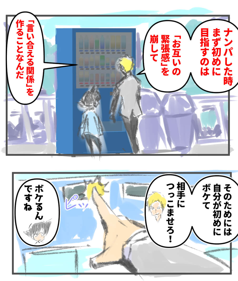 漫画,ナンパ