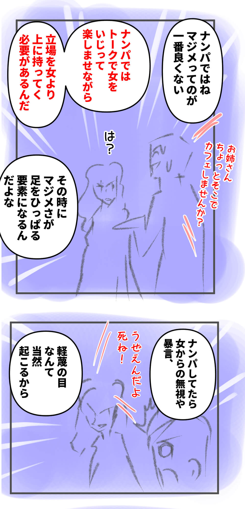 漫画,ナンパ