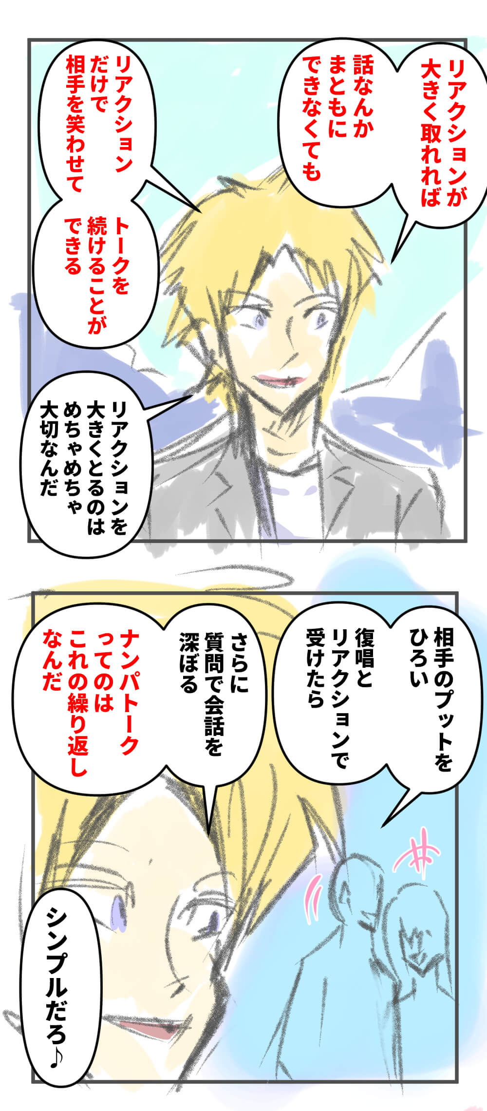 漫画,ナンパ