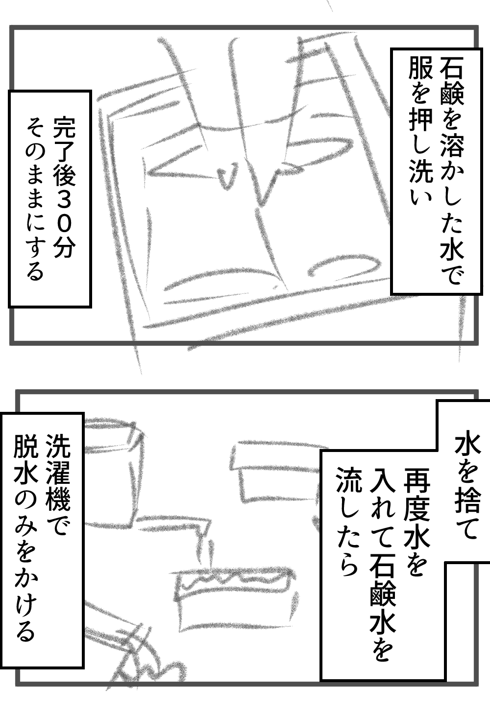 一生使える服の洗い方