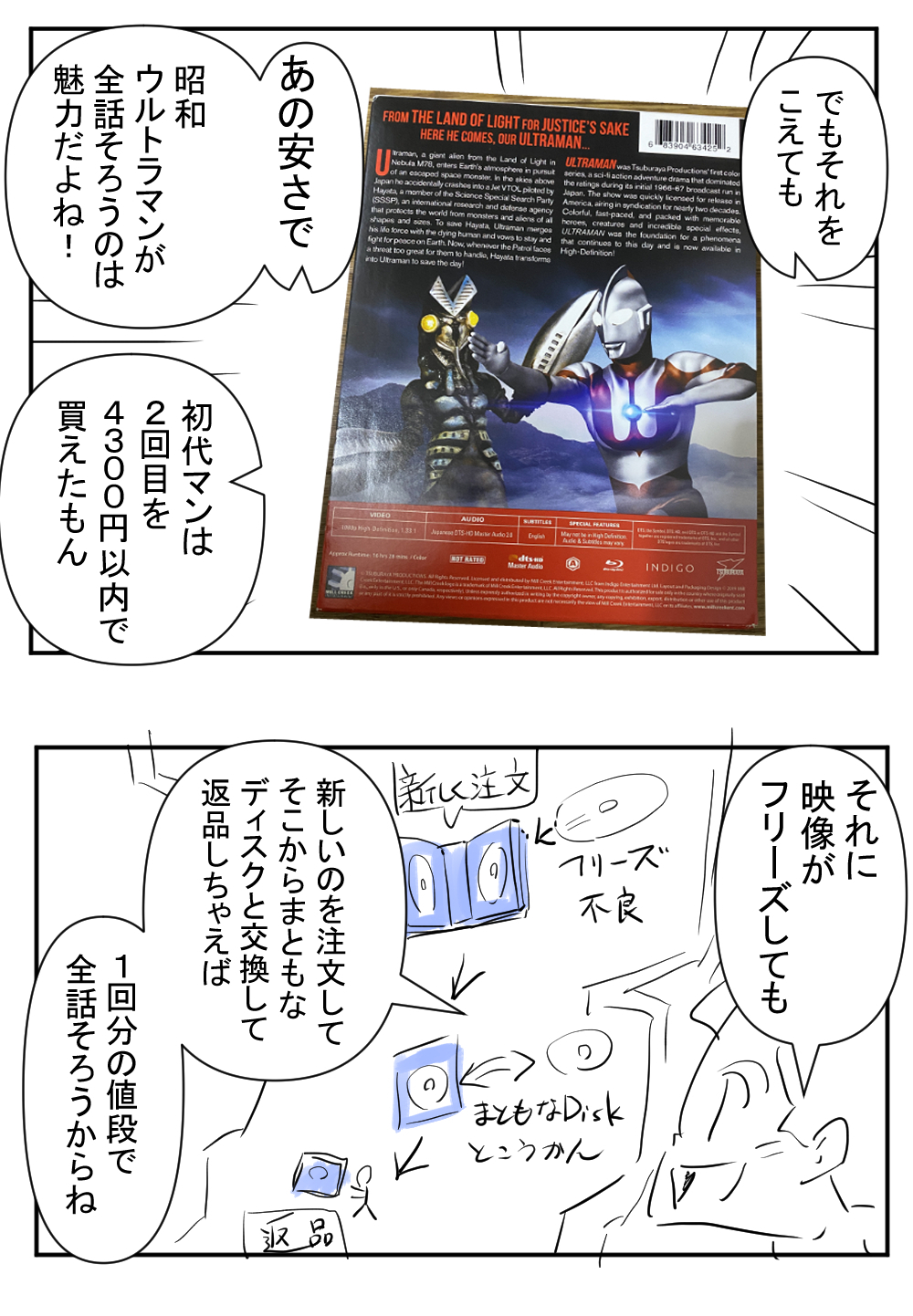 初代ウルトラマン３回目完成サムネ